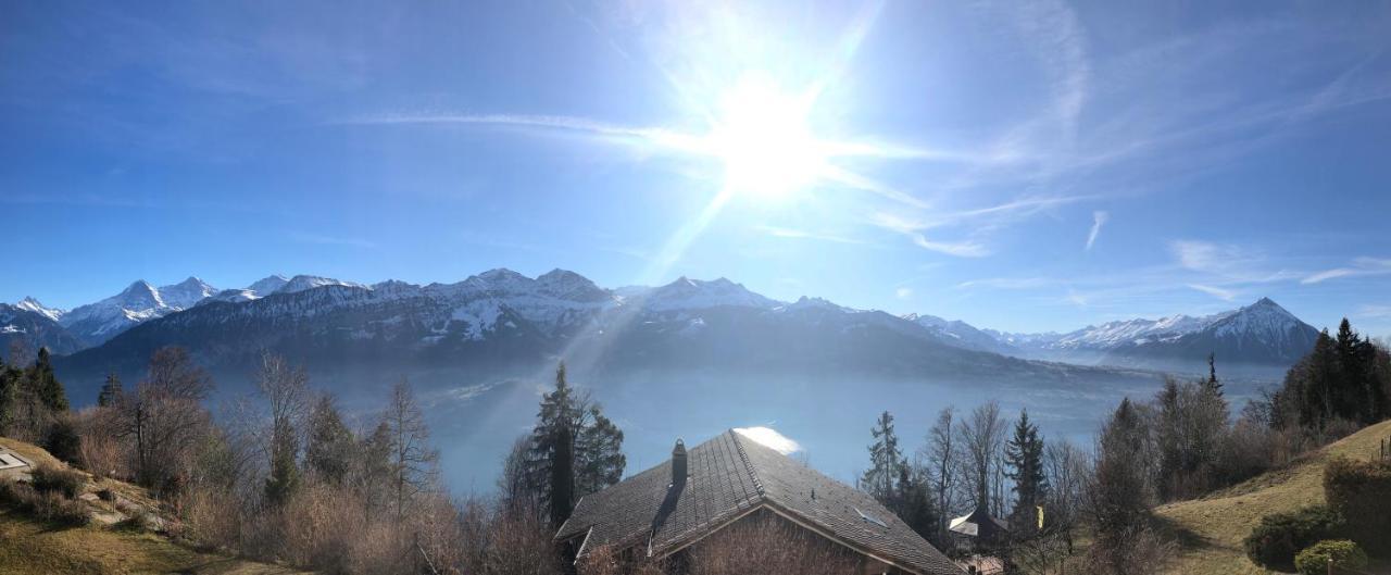 Wohnung Mit See Und Bergsicht Im Vier Sterne Hotel Beatenberg Exterior photo
