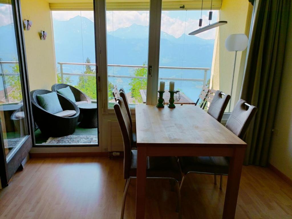 Wohnung Mit See Und Bergsicht Im Vier Sterne Hotel Beatenberg Exterior photo