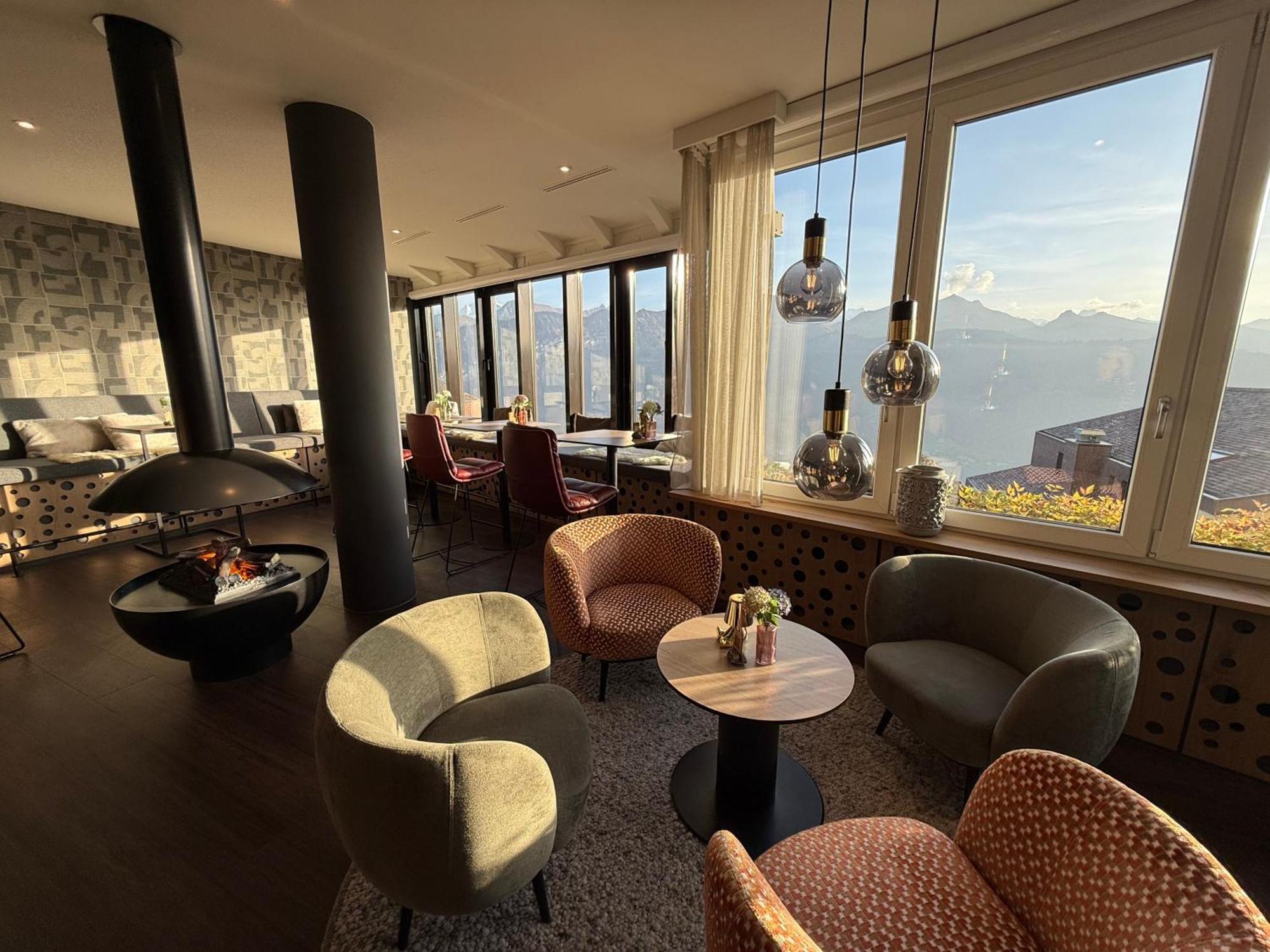 Wohnung Mit See Und Bergsicht Im Vier Sterne Hotel Beatenberg Exterior photo